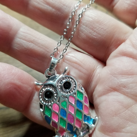 RAINBOW OWL NECKLACE - Picture 8 of 12